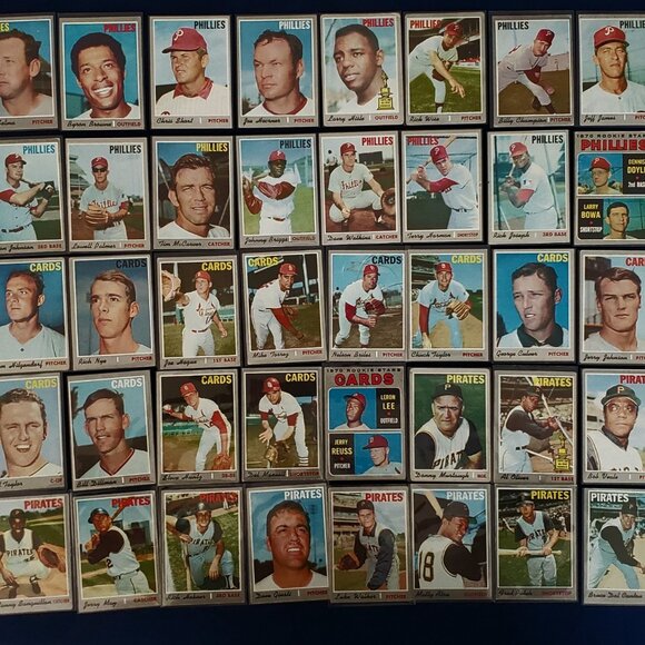 TOPPS 1970 LOT OF 548 BASEBALL CARDS W/47 HOF ALLEN RYAN MAYS CLEMENTE AARON 🐐 - Picture 4 of 12